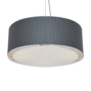 Подвесной светильник 3*Е14 FR5434PL-03GR тёмно-серый Pleating Freya