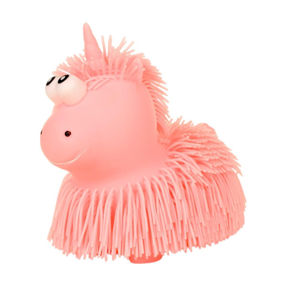 Мякиш волосатик Единорог 20 см, 4 цвета, пакет с-30408