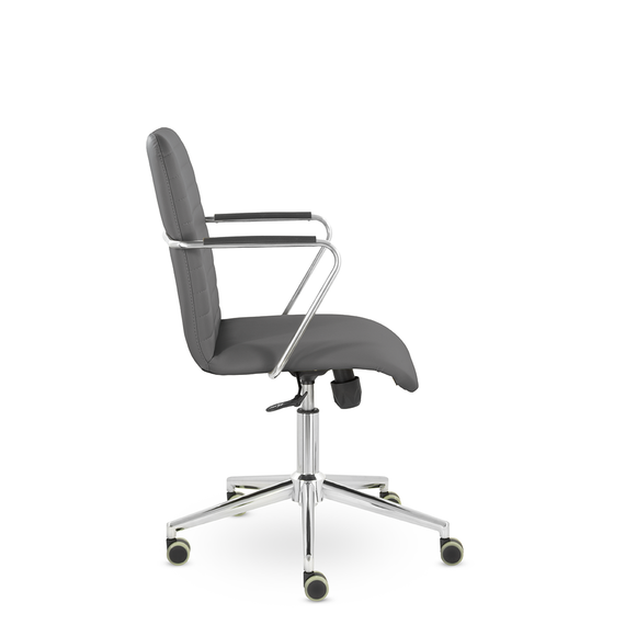 Кресло Честер GTР TG хром Ср S-0422 (темно-серый)