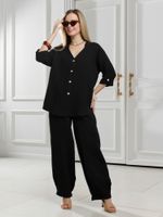 Блузка женская Асель-2 Виотекс ЧЁРНЫЙ