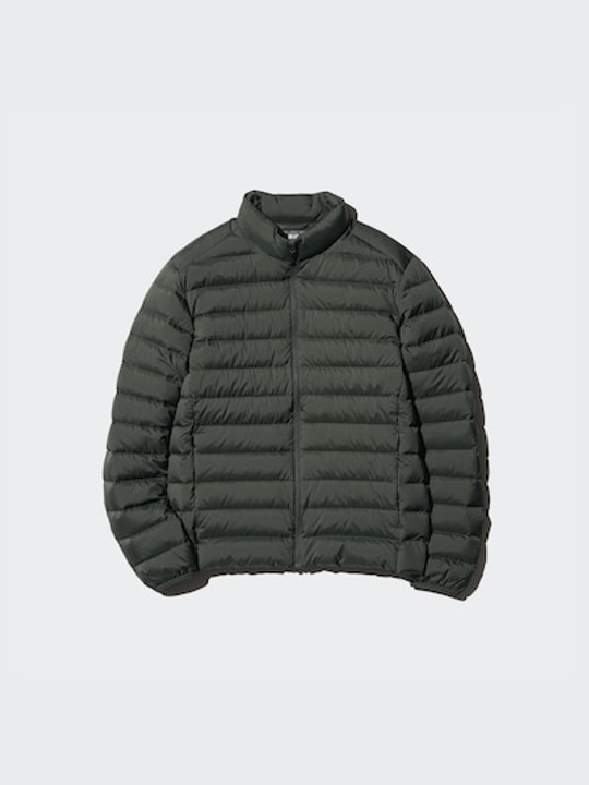 UNIQLO Ультралегкая пуховая куртка, оливковый