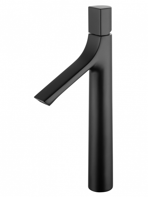 Смеситель для раковины высокий WONZON & WOGHAND The ONE, Черный матовый (WW-H1011-MB)