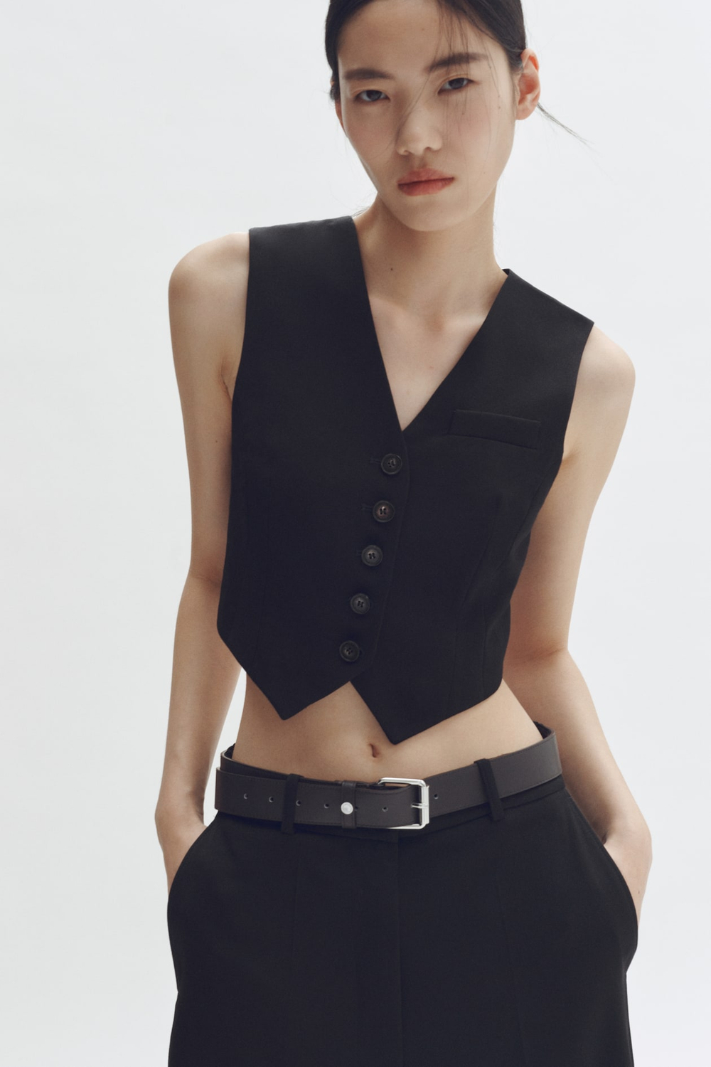H&M - Stella McCartney Шерстяной жилет, черный