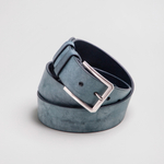 Ремень Alaska с запряжником, натуральная кожа (Италия), пряжка 40мм, замак