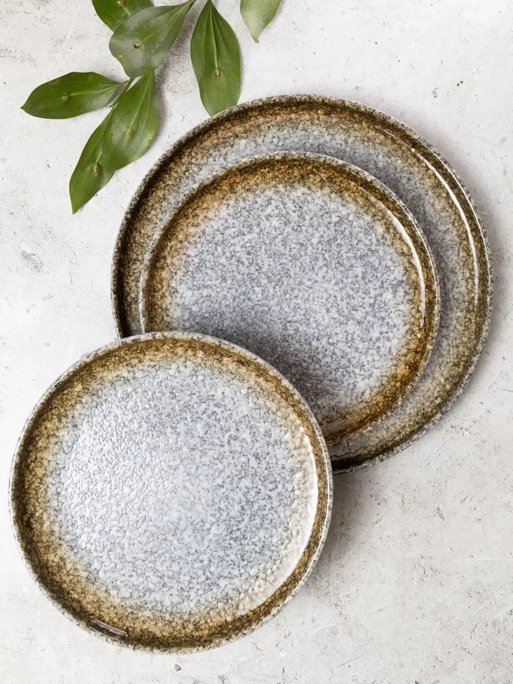 Набор 2 шт тарелок с бортиком, 25,3 см, Осень