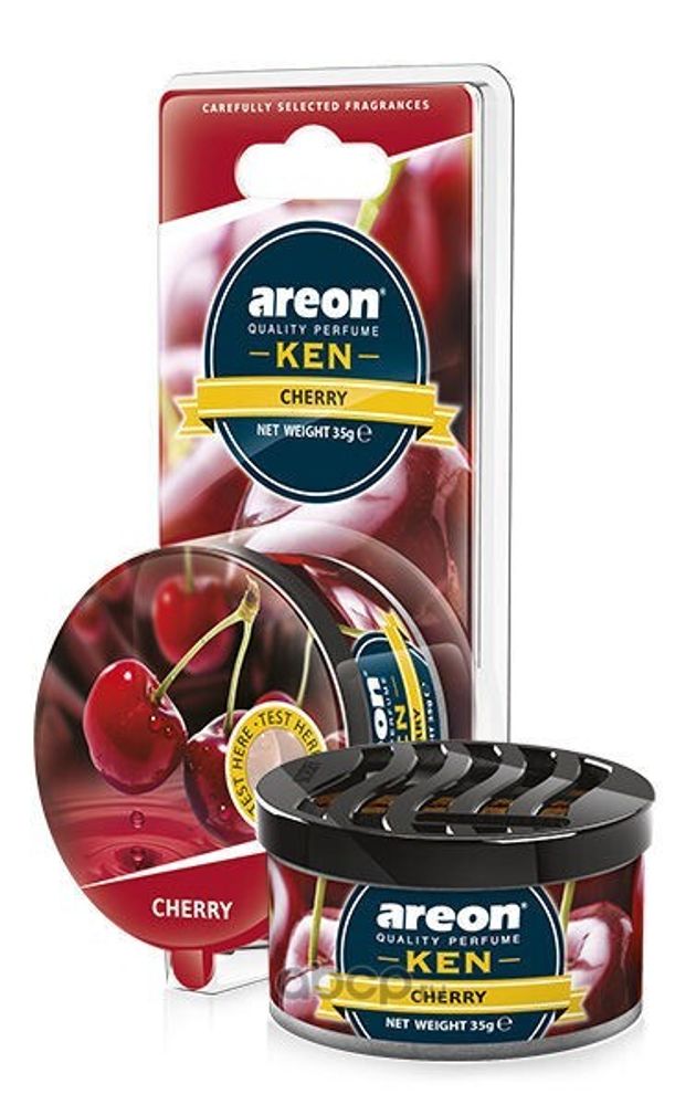 Ароматизатор на панель  KEN BLISTER  Вишня (AREON)
