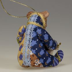 Ёлочная игрушка Медвежонок с корзинкой