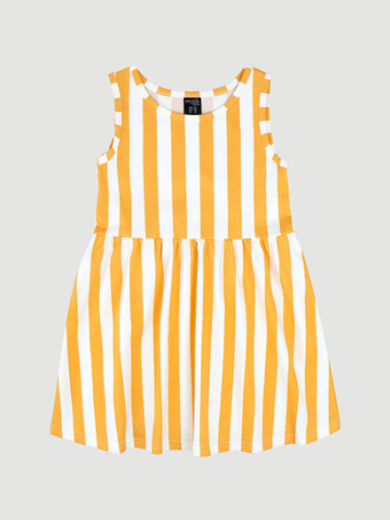 Платье без рукавов Mjölk Yellow Stripes