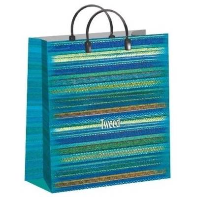 Пакет мягкий пластик 30х40 (150 мкм) "Твид" лам. (10/40 шт.) Интерпак