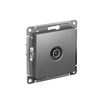 Розетка телевизионная оконечная TV AtlasDesign 1дБ механизм сталь SE ATN000991