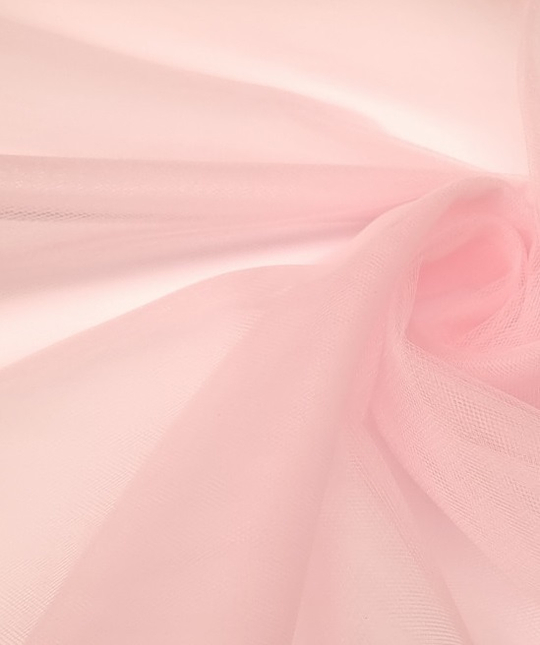 Фатин розовый светлый, SOFT С1/14