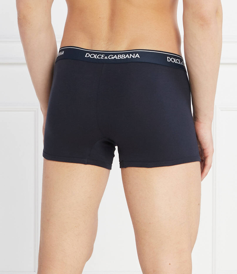 Трусики-боксеры 2шт. Dolce &amp; Gabbana - темно-синий(M9C07J ONN95)
