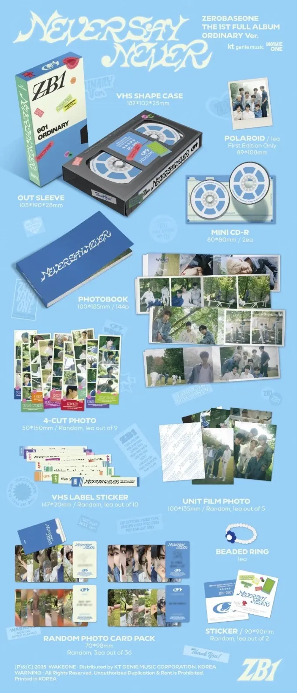 Альбом ZEROBASEONE ZB1 - NEVER SAY NEVER [Photobook ver.]