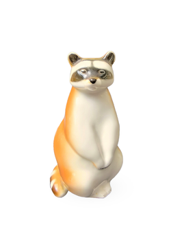 Фарфоровая статуэтка "Енот стоящий" ЛФЗ