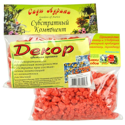 Декор. цветная крошка 0,2 л