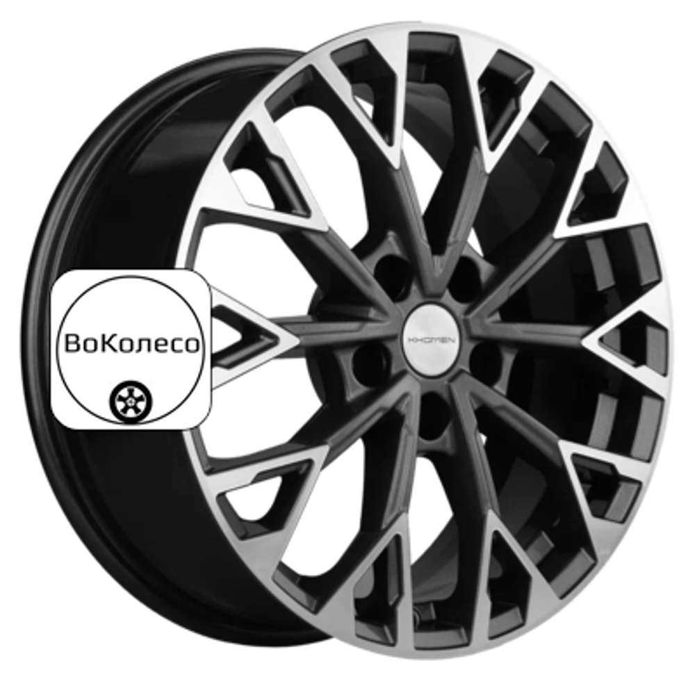 7x17/5x108 ET50 D63,3 KHW1718 (Kuga/Focus/Volvo XC40/XC70) Gray-FP Khomen Wheels
