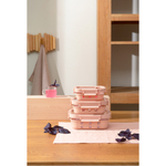 Контейнер для запекания, хранения и переноски продуктов в чехле smart solutions, 370 мл, бежевый