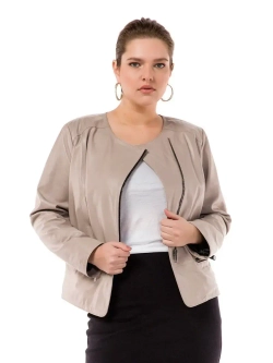 Косуха женская натуральная кожаная