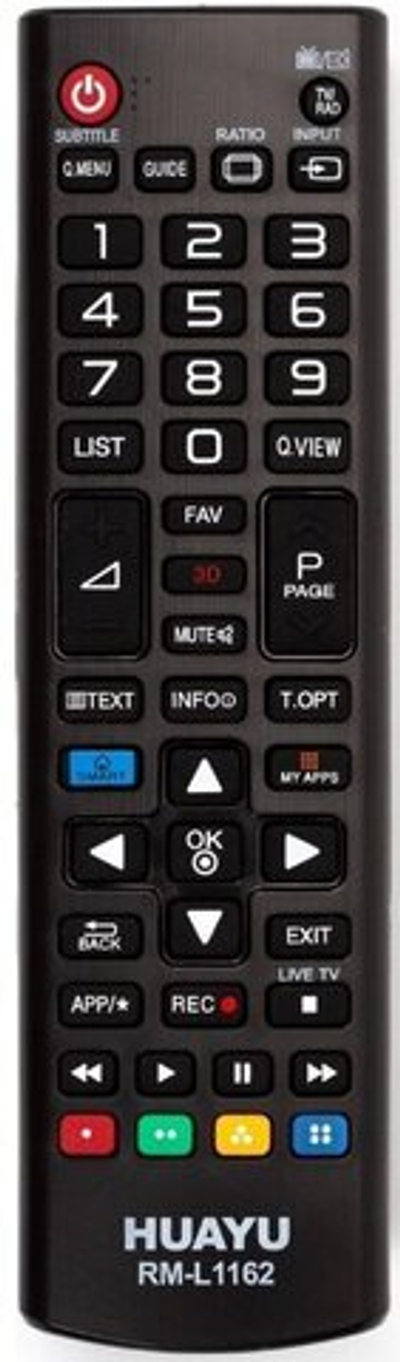 Универсальный пульт для телевизоров LG RM-L1162 корпус AKB73715603 (с функцией SMART TV)