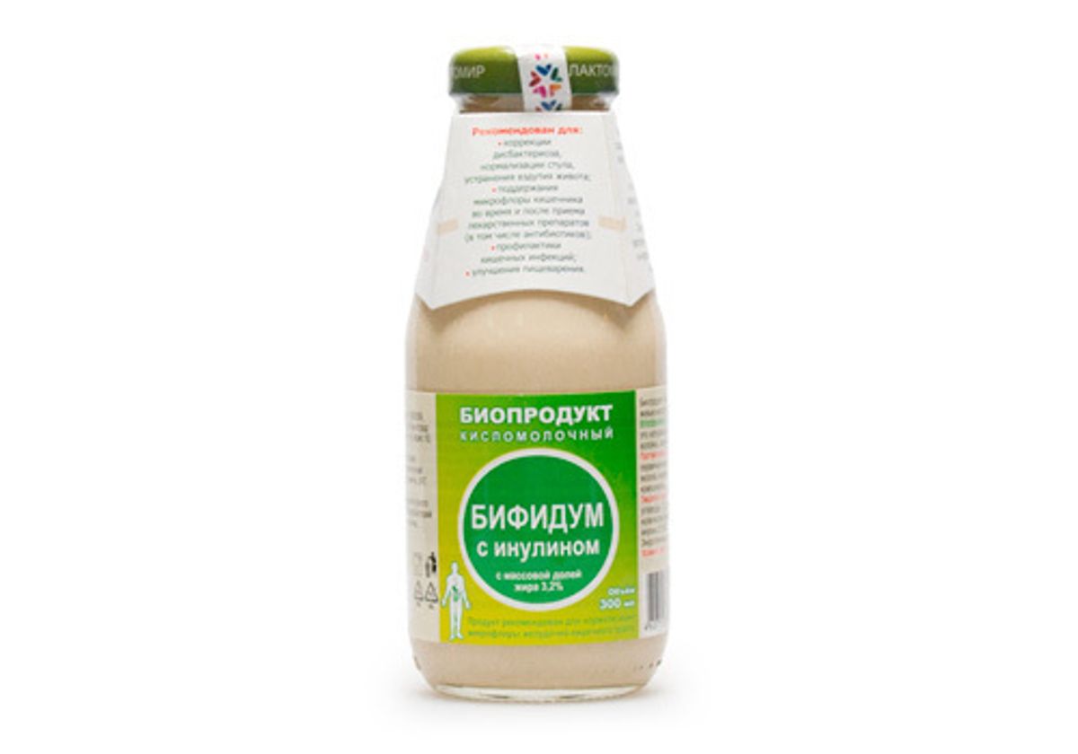 Биопродукт кисломолочный Бифидум с инулином, 300мл