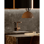 Светильник подвесной anniken, D31х24 см, черный/белый/сливовый