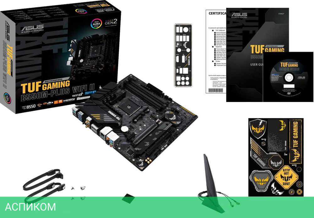 Материнская плата ASUS TUF Gaming B550M-Plus WiFi II (90MB19Y0-M0EAY0)