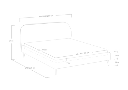Кровать Katrin