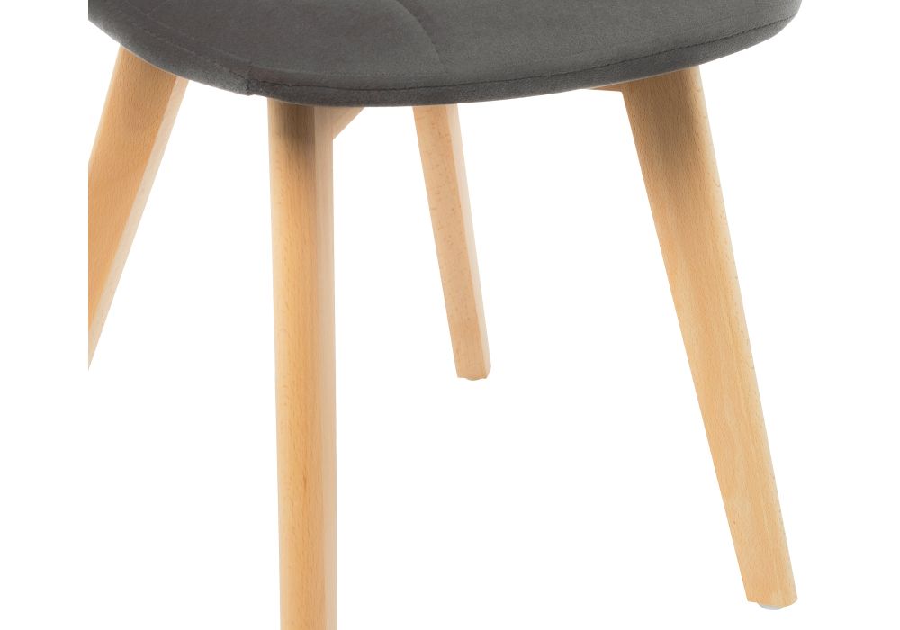 Деревянный стул Filip dark gray / wood