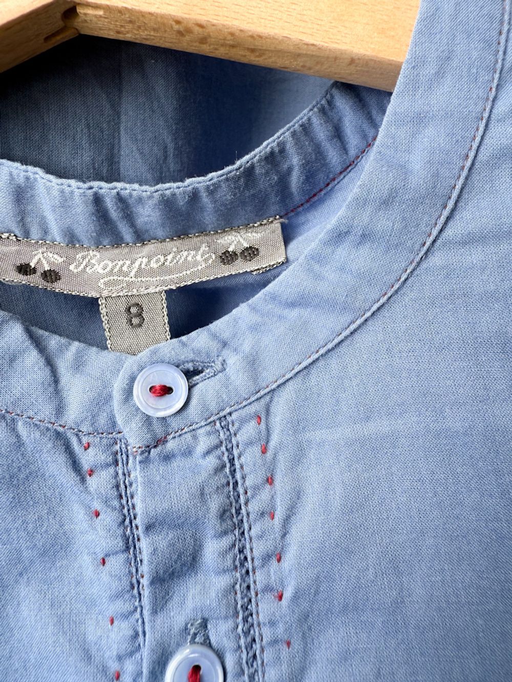 Хлопковая рубашка Bonpoint, 128