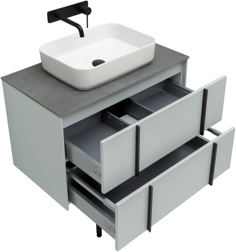 Тумба с раковиной Allen Brau Reality 1.32005.PWM 80 рapyrus white matt