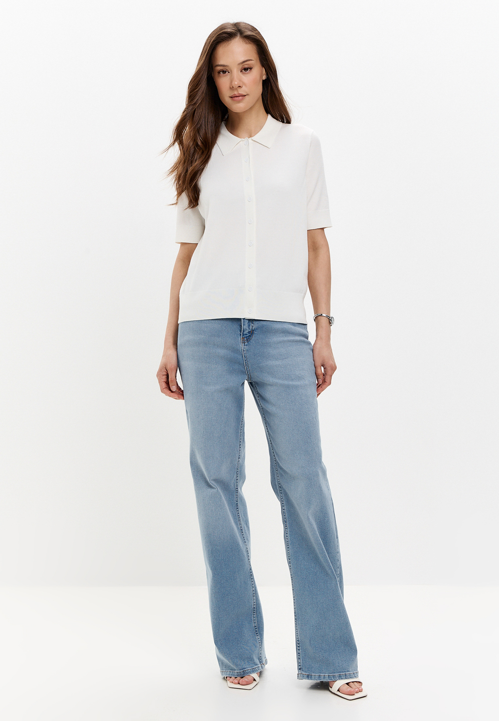 Кардиган с коротким рукавом