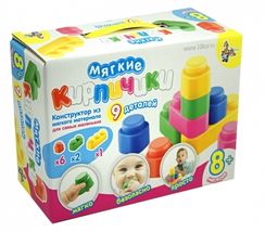 Конструктор "Мягкие кирпичики" 9 деталей