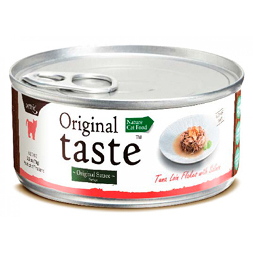 Pettric Original Taste - Консервы для кошек Тунец с Лососем в соусе, 70гр