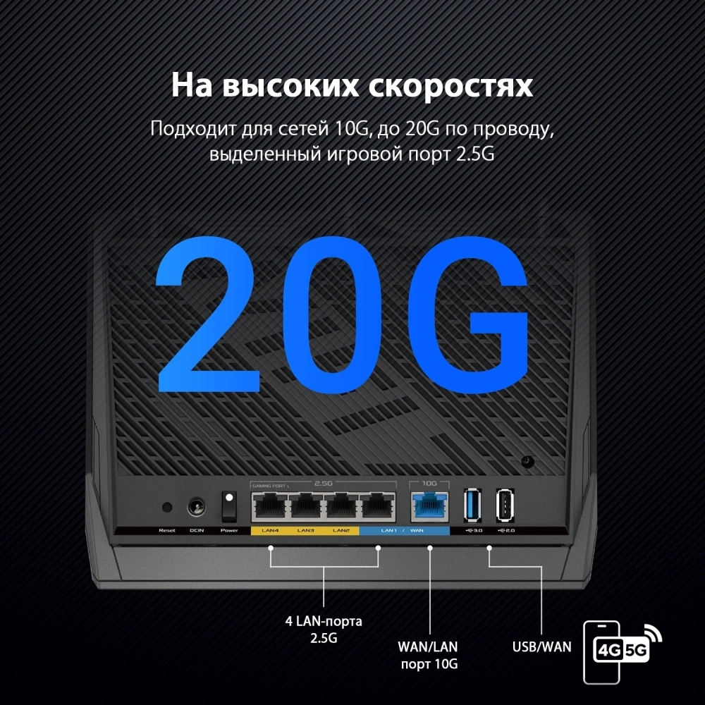 Wi-Fi Роутер ASUS RT-BE86U