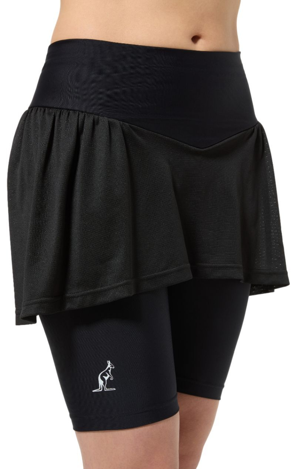 Теннисная юбка Australian Tennis Compressive Cut - черный