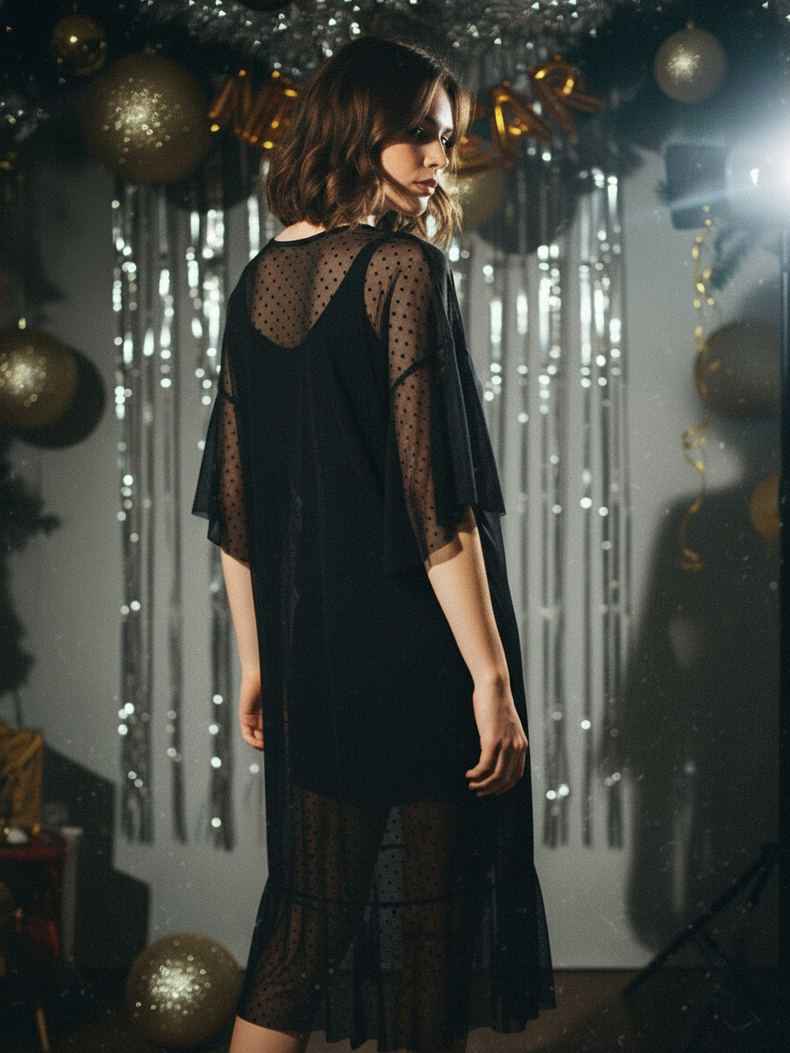 Платье Беседы под луной Черное