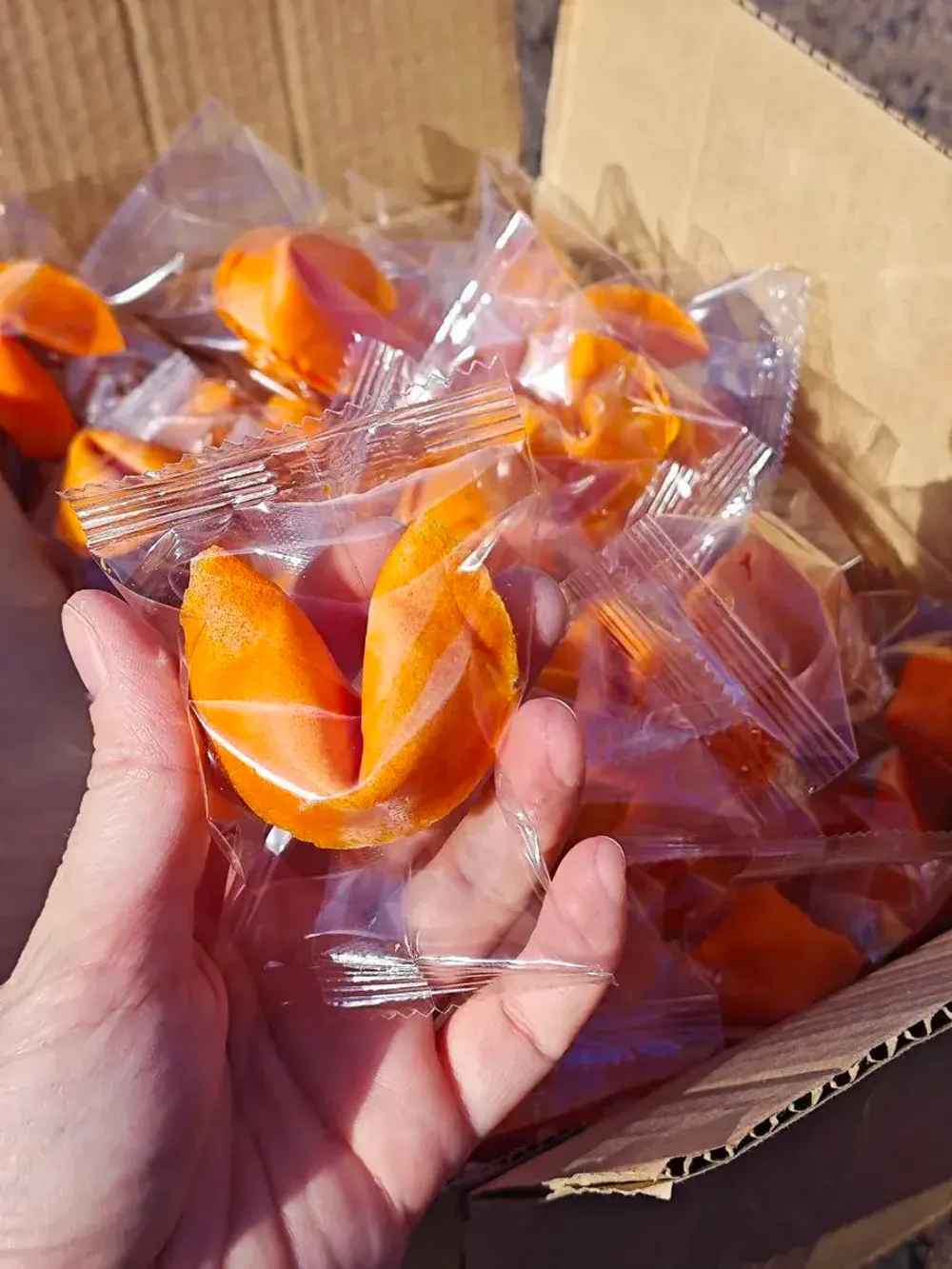 Печенье с предсказаниями оранжевые, 300 шт.