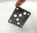 O-ring plate for Z2FS10 NBR - Пластина-проставка с уплотнительными кольцами под ISO 4401-05 (СЕТОР05), материал NBR