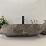 Раковина из речного камня RS63665 (55*36*15) 0122