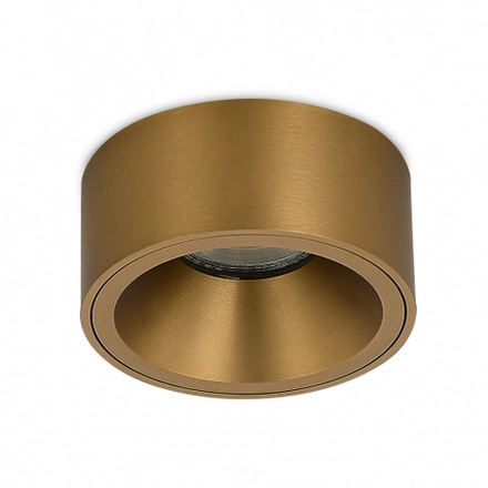 Светильник встраиваемый MUNICH под лампу GU10, цвет шлифованная бронза, D88xH57, 6мм, IP20