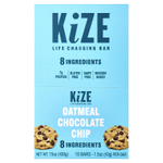 KiZE Life Changing Bar, овсяные батончики с шоколадной крошкой, 10 батончиков по 43 г (1,5 унции)