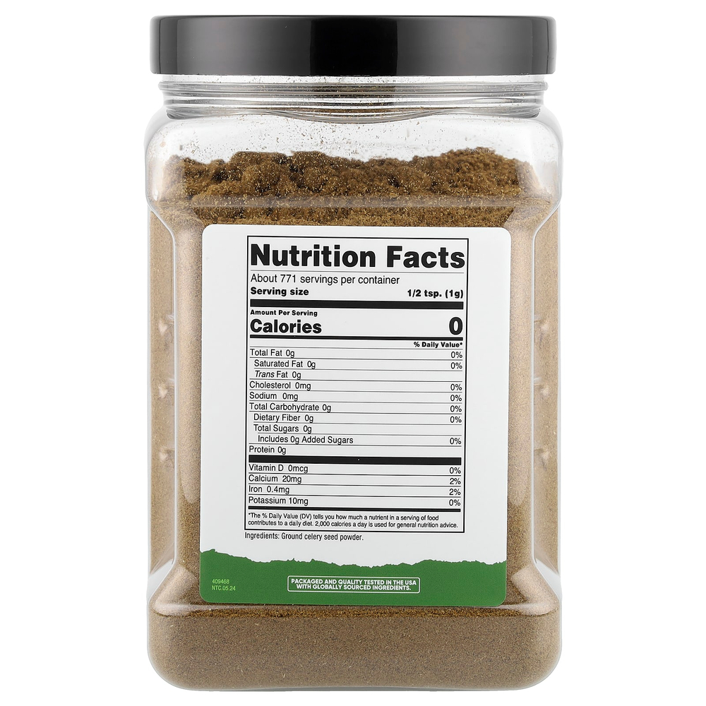Nutricost, Pantry, молотые семена сельдерея, 771 г (27,5 унции)
