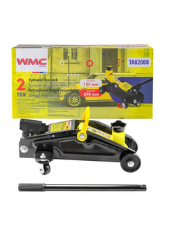 Домкрат подкатной гидравлический 2 т (h min 135мм.h max 290мм) WMC TOOLS WMC-TA82008