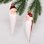 Елочные игрушки «Волшебная борода» 12 см (набор 2 шт), Красный