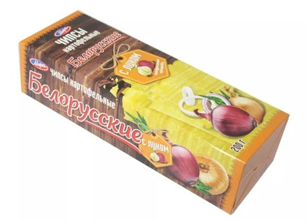 Чипсы "Белорусские" 200г. картофельные с луком Мира