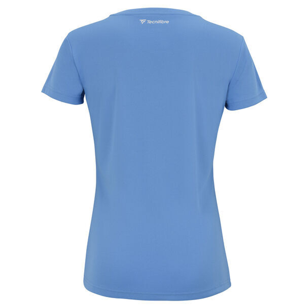 Женская теннисная футболка Tecnifibre Team Tech Tee - azur