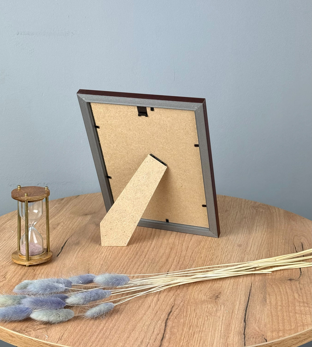 Фоторамка 15х21 см, коричневая, арт. 1521.659459