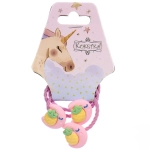 Резинки для волос детские 3шт «КАРАМЕЛЬКИ», ананасики, d-3см