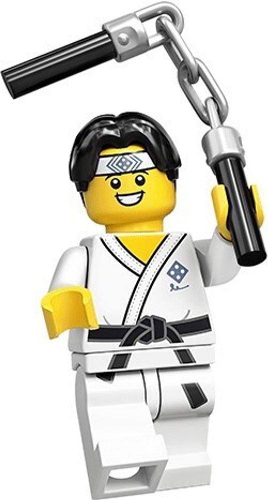 Минифигурка LEGO    71027 - 10  Мальчик боевых искусств