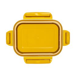 Контейнер для хранения и переноски продуктов 630 мл янтарного цвета